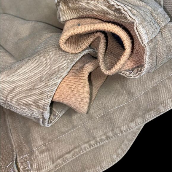 Carhartt Tan Hooded Military Jacket - Picture 5 of 8